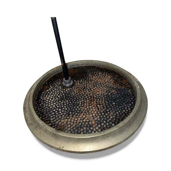 Late 20th Century 4-Piece Brass and Iron Fireplace Tool Set - Picture 10 of 13